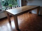 Eiken eettafel, Ophalen, Gebruikt, Eikenhout, 200 cm of meer
