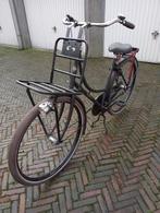mooie mat zwarte transportfiets 3vers, Versnellingen, Zo goed als nieuw, Aldo cargo, Ophalen