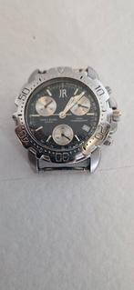 Jaques Richal chronograph, Sieraden, Tassen en Uiterlijk, Horloges | Heren, Overige merken, Staal, Ophalen of Verzenden, Leer