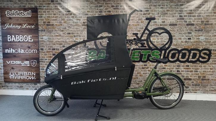 Bakfiets-nl Shepherd NIEUW!! schijfremmen bafang, Fietsen en Brommers, Fietsen | Bakfietsen, Nieuw, Overige merken, 2 kinderen