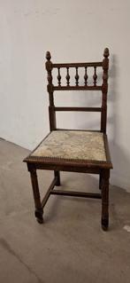 6 Eiken Eetkamerstoelen - Klassiek, Ophalen of Verzenden