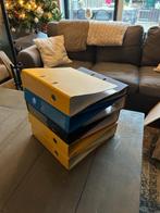 l36 – 9 gekleurde ordners 2-rings, Verzenden, Gebruikt