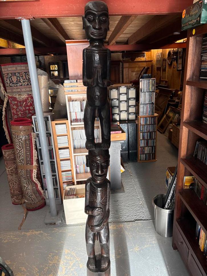 Authentieke Totempaal, Huis en Inrichting, Woonaccessoires | Zuilen en Pilaren, Gebruikt, Ophalen