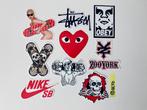 Stickers skateboard Lady Gaga Stussy OBEY CDG ZooYork NikeSB, Nieuw, Ophalen of Verzenden, Meerdere stickers