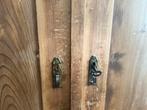 Brocante Grenen Linnenkast 1.85H-1.00Br.-55cm diep, Huis en Inrichting, Kasten | Kledingkasten, Ophalen, Gebruikt, 100 tot 150 cm