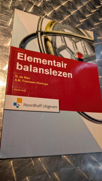 G. de Man - Elementair balanslezen beschikbaar voor biedingen