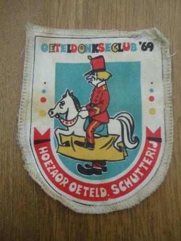 Origineel carnavals embleem, patch Oeteldonk 1969 beschikbaar voor biedingen
