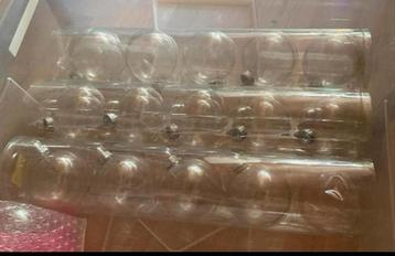 Kerstballen 15 stuks, transparant beschikbaar voor biedingen