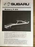 6x Subaru brochures folders F-9X ACX-II Jumbo prijs dealerli, Ophalen of Verzenden, Zo goed als nieuw, Overige merken