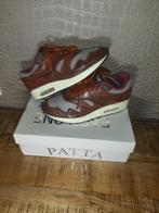 Nike air max one patta waves dark russet maat 42,5, Nike air max, Bruin, Ophalen of Verzenden, Sneakers of Gympen