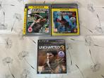 Uncharted 1, 2 en 3 voor Playstation 3 (PS3), Spelcomputers en Games, Games | Sony PlayStation 3, Avontuur en Actie, Vanaf 16 jaar