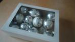 kerst vintage kerstballen zilver, Ophalen of Verzenden, Gebruikt