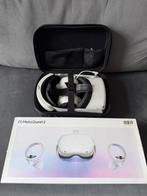 Meta Quest 2 - Elite Strap - 128gb met accessoires, Spelcomputers en Games, Virtual Reality, Ophalen, Gebruikt, VR-bril, Overige platformen