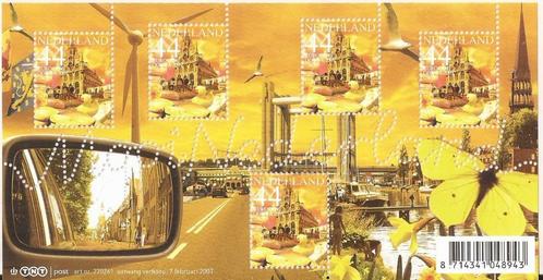 Postzegelvelletje Mooi Nederland Gouda 2007 Postfris Prachti, Postzegels en Munten, Postzegels | Nederland, Postfris, Na 1940