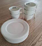 Arabia Ego Espresso Set - 5 Kopjes & 6 Schoteltjes, Huis en Inrichting, Keuken | Servies, Gebruikt, Ophalen of Verzenden, Effen