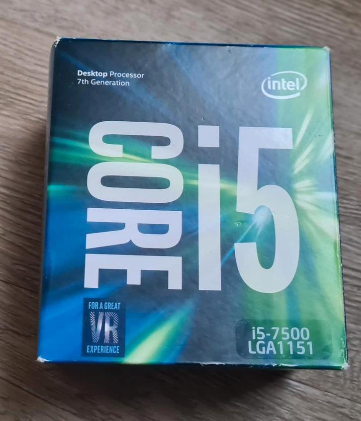 Intel Core i5 7500+koeler, Computers en Software, Processors, Zo goed als nieuw, 4-core, 3 tot 4 Ghz, Ophalen of Verzenden