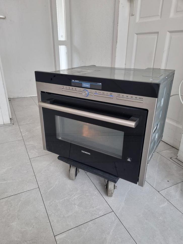 Luxe Siemens inbouw combimagnetron - zo goed als nieuw!, Witgoed en Apparatuur, Ovens, Zo goed als nieuw, Inbouw, Oven met grill