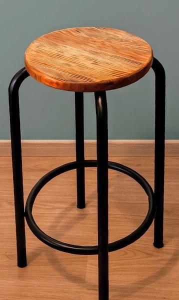 Vintage industriële barkruk / plantentafel beschikbaar voor biedingen