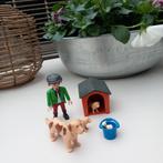 Playmobil hond met puppy's 3005, Ophalen of Verzenden, Zo goed als nieuw, Complete set