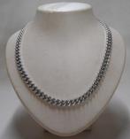 Zilveren zware gourmet schakel ketting nr.1566, Verzenden, Zo goed als nieuw, Zilver, Zilver