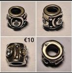 Bedel zilver met strass * meer bedels te koop o.a Pandora *, Overige merken, Ophalen of Verzenden, Zo goed als nieuw, 1 bedel