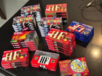 x40 blank audio tapes / k7 / cassettebandje beschikbaar voor biedingen