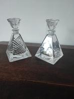 ** 2 kristallen parfumflesjes **, Ophalen of Verzenden, Zo goed als nieuw, Parfumfles