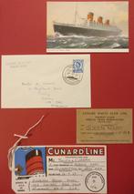 Queen Mary Cunard White Star Line originele artikelen, Verzamelen, Ophalen of Verzenden, Zo goed als nieuw, Kaart, Foto of Prent