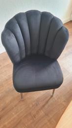 Schelpen stoelen eettafel NIEUW 4x, Huis en Inrichting, Stoelen, Ophalen, Zwart, Nieuw, Vier