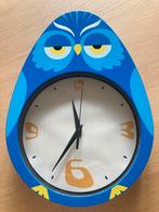 Leuke Uil Wandklok, Huis en Inrichting, Woonaccessoires | Klokken, Ophalen of Verzenden, Gebruikt, Analoog, Wandklok
