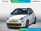 Fiat 500 C Hybrid Hey Google | Clima | Cruise | PDC | Navi |, Auto's, Stof, Gebruikt, 4 stoelen, Wit