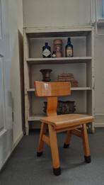 Oud kinder schoolstoeltje / vintage kinder stoeltje, Ophalen