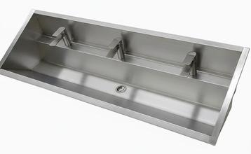 RVS Wastrog inclusief kranen - 180cm beschikbaar voor biedingen