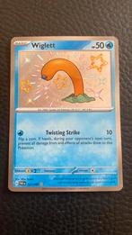 Pokemon paldean fates shiny wiglett 121/091, Ophalen of Verzenden, Gebruikt