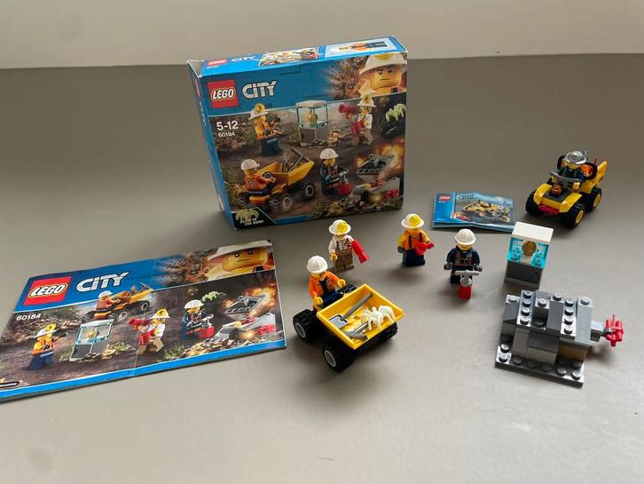 Lego city mijnwerkers 60184 + 30152, Kinderen en Baby's, Speelgoed | Duplo en Lego, Zo goed als nieuw, Ophalen of Verzenden
