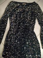 AMY&CLO in voque PARIS SIZE M MAAT M GLITTER SILVER PAIYET, Kleding | Dames, Ophalen of Verzenden, Zo goed als nieuw, Zwart, Boven de knie