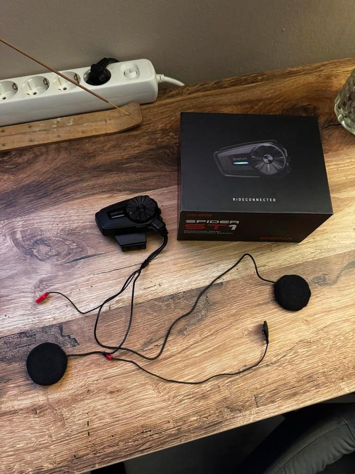 Sena Spider ST1 Motor Communicatiesysteem, Motoren, Accessoires | Overige, Zo goed als nieuw, Ophalen of Verzenden