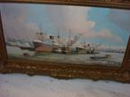 ARIE VERVEEN SCHILDERIJ HAVEN ROTTERDAM, Ophalen