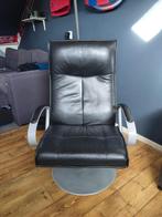 Draaistoel leer, Ophalen, Gebruikt, Minder dan 75 cm, Metaal
