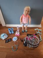 Our Generation Pop met Gebroken Been Accessoires, Kinderen en Baby's, Speelgoed | Poppen, Ophalen of Verzenden, Gebruikt, Overige typen