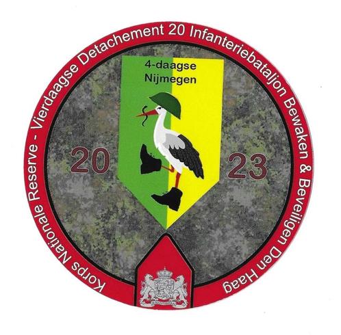 Vierdaagse Nijmegen Sticker Natres 2023, Verzamelen, Stickers, Nieuw, Overige typen, Ophalen of Verzenden
