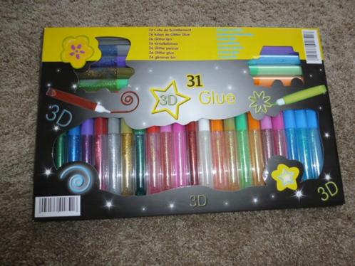NIEUW 26 stuks GLITTER LIJM, 5 NEON LIJM in diverse kleuren, Hobby en Vrije tijd, Tekenen, Nieuw, Ophalen of Verzenden