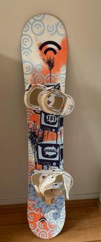 Snowboard met bindingen incompleet, Sport en Fitness, Snowboarden, Ophalen, Gebruikt, Board