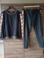Zwarte set van Maison Scotch - trui en broek XL, Scotch & Soda, Ophalen of Verzenden, Zo goed als nieuw, Zwart