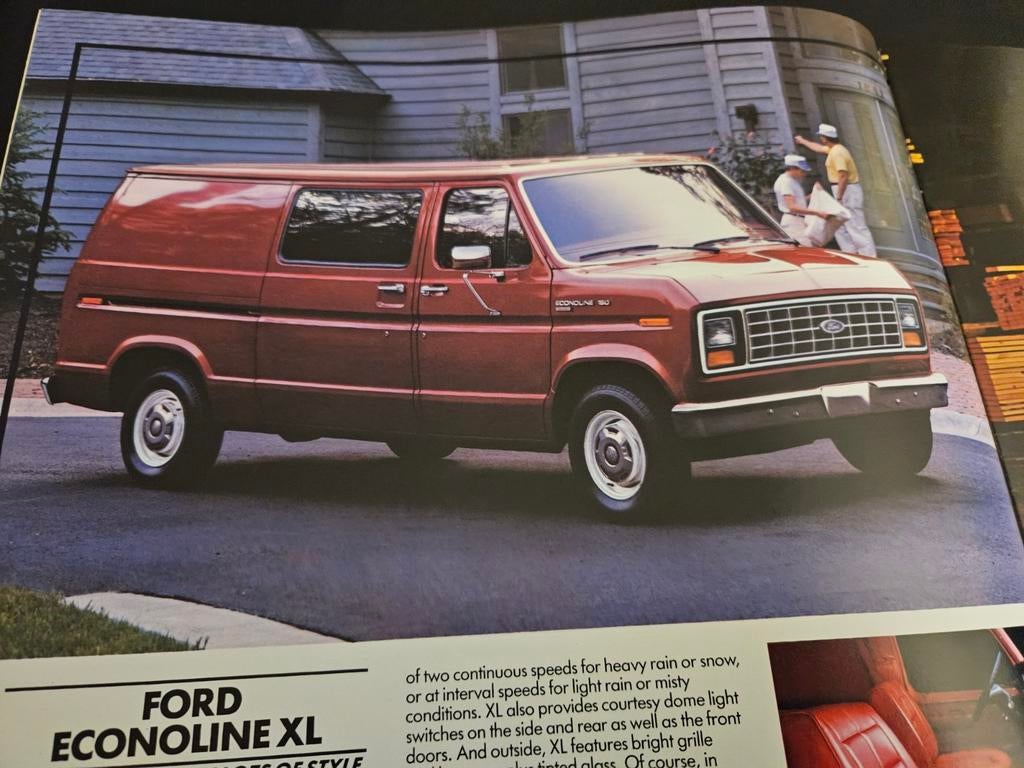 Brochure Ford Econoline 1987, Ophalen of Verzenden, Zo goed als nieuw, Ford