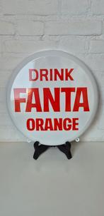 Emaille reclamebord van Fanta, Ophalen of Verzenden, Zo goed als nieuw, Reclamebord
