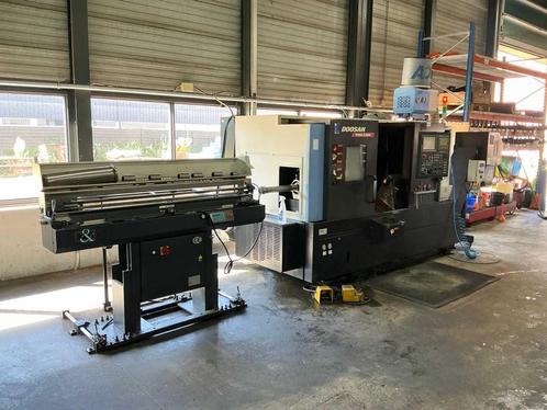 2012 Doosan Puma 2100M CNC draaibank met M&A 65 aanvoer inri, Zakelijke goederen, Overige Zakelijke goederen
