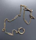 Brocante vestzak ketting voor horloge., Sieraden, Tassen en Uiterlijk, Antieke sieraden, Ophalen of Verzenden, Overige materialen