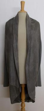 Apart lang groenachtig iets suede look vest van Elsewhere! L, Kleding | Dames, Verzenden, Maat 42/44 (L), Zo goed als nieuw, Lange mouw