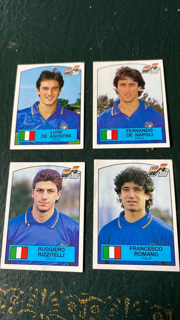 4 x panini ek 88, Ophalen of Verzenden, Zo goed als nieuw, Buitenlandse clubs, Poster, Plaatje of Sticker